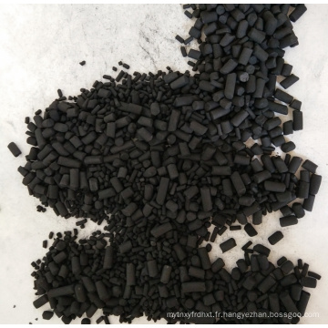 pellets de koh imprégnés charbon actif enlever H2S